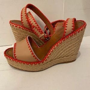 Valentino Leather Wedges